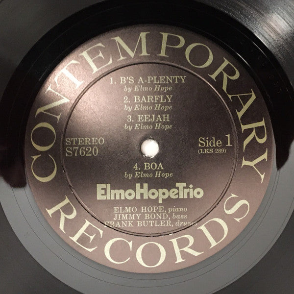 Elmo Hope : With Frank Butler And Jimmy Bond (LP, Album, RE, RM, Hol)