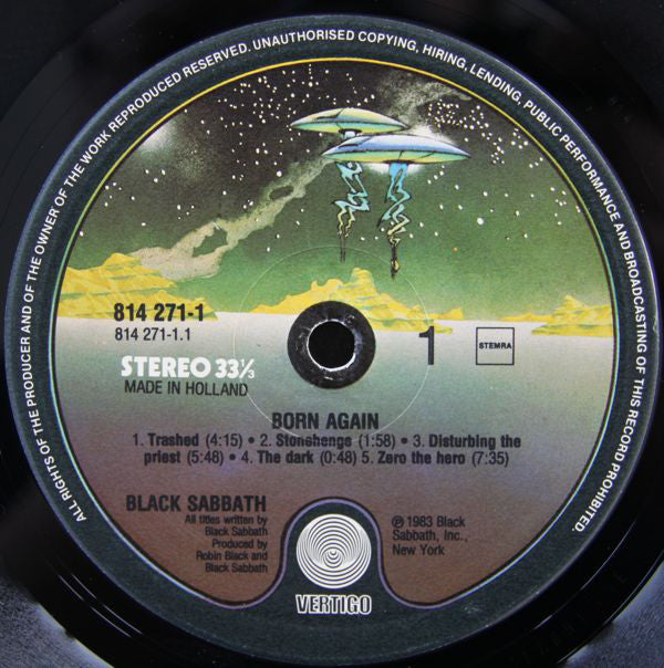 Black Sabbath : Born Again (LP, Album)