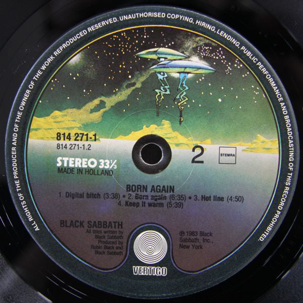 Black Sabbath : Born Again (LP, Album)