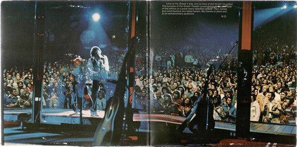 Neil Diamond : Love At The Greek (Recorded Live At The Greek Theatre) (2xLP, Album, Gat)