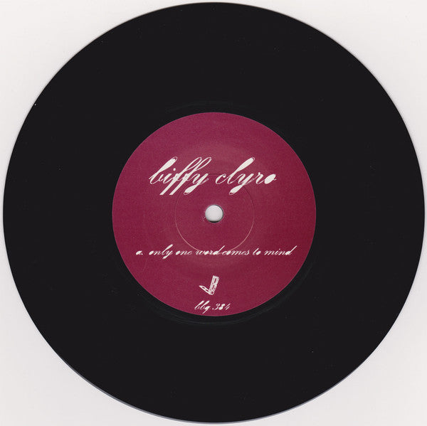Biffy Clyro : Only One Word Comes To Mind (7", Single)