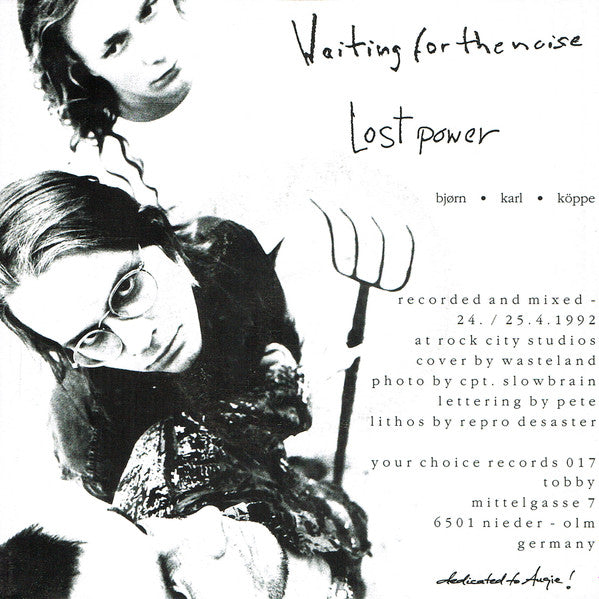 Wasteland (15) : Waiting For The Noise / Lost Power (7")
