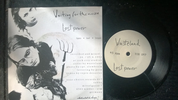 Wasteland (15) : Waiting For The Noise / Lost Power (7")