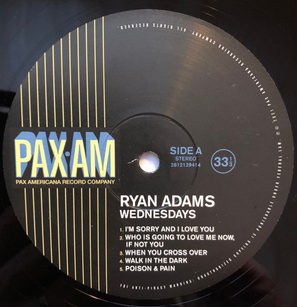 Ryan Adams : Wednesdays (LP, Album + 7", Single)