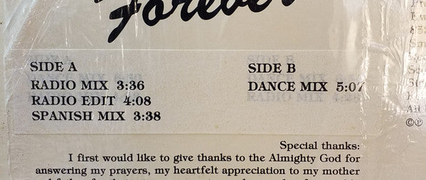 Smooth Connection : Diamonds Aren't Forever (12")