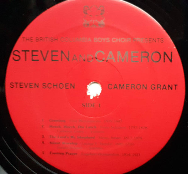 Steven And Cameron : The British Columbia Boys Choir Presents Steven And Cameron (LP)