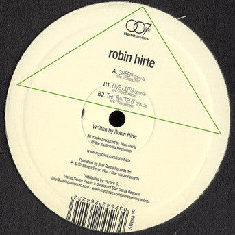 Robin Hirte : Green EP (12", EP)