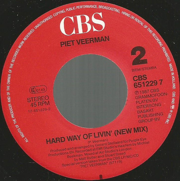 Piet Veerman : A New Tomorrow (7", Single)