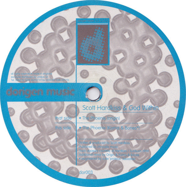 Scott Hardkiss & God Within : The Phoenix (12")