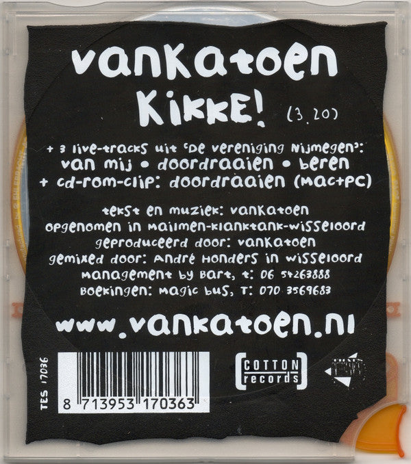 VanKatoen : Kikke! (CD, Single, Enh)