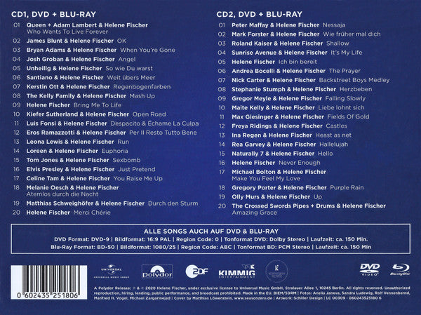 Helene Fischer : Die Helene Fischer Show - Meine Schönsten Momente Vol. 1 (2xCD, Album + DVD-V + Blu-ray + Ltd, Pho)
