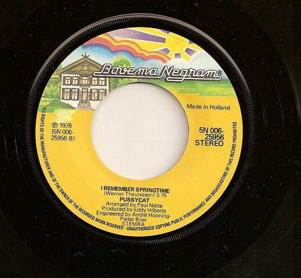 Pussycat (2) : Wet Day In September (7", Single)