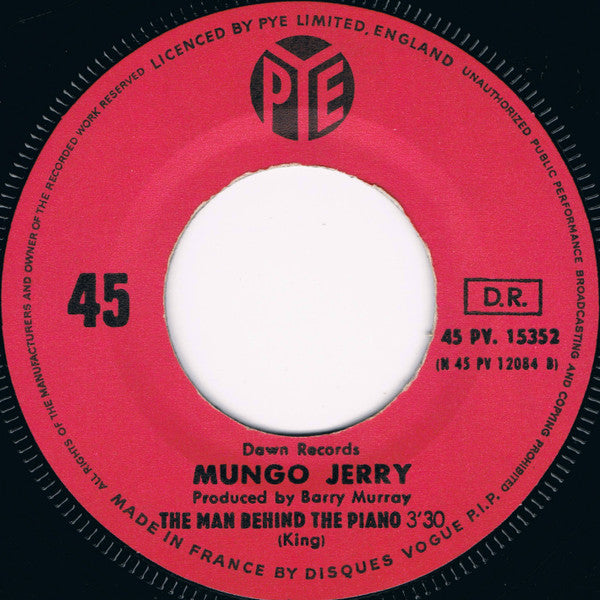 Mungo Jerry : Baby Jump (7", Single)