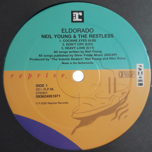 Neil Young & The Restless (3) : Eldorado (LP, MiniAlbum, RE)
