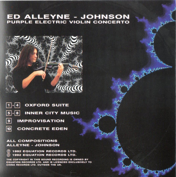 Ed Alleyne-Johnson : Purple Electric Violin Concerto (CD)