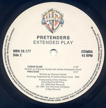 The Pretenders : Extended Play (12", EP)