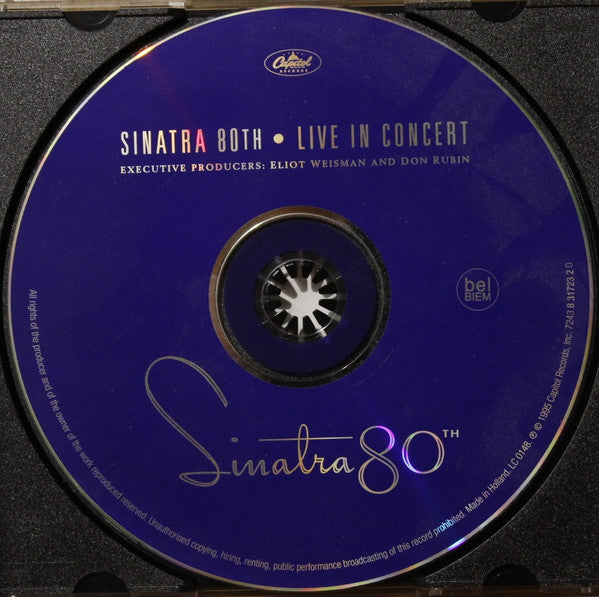 Frank Sinatra : Sinatra 80th Live In Concert (CD, Comp)