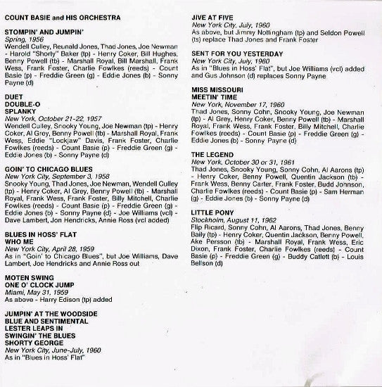 Count Basie Orchestra : Atomic Basie (CD, Comp)
