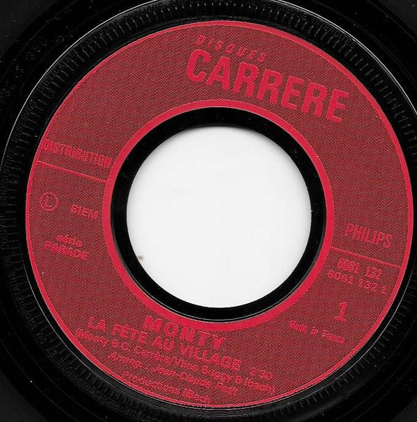 Monty (6) : Pour Une Marionnette / La Fête Au Village (7", Mou)