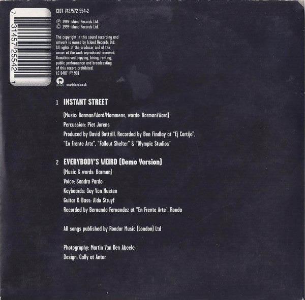 dEUS : Instant Street (CD, Single)