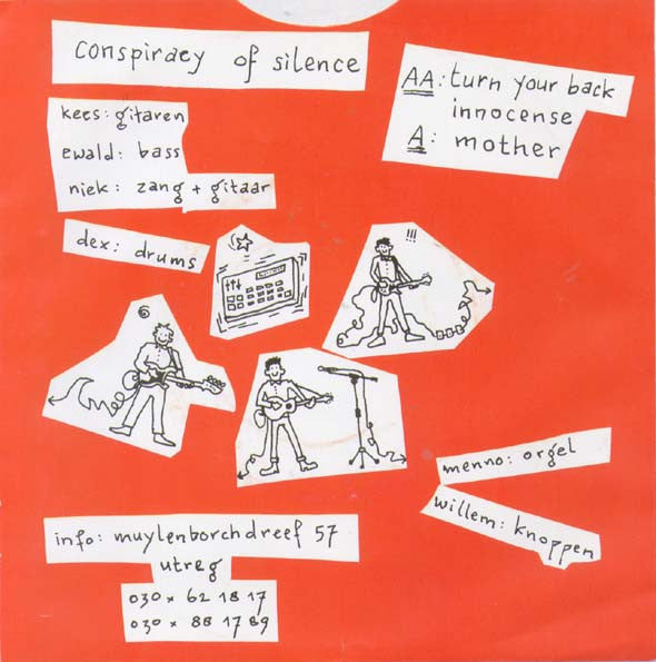 Conspiracy Of Silence : Clouds Grinned Like Skulls (7", Single)