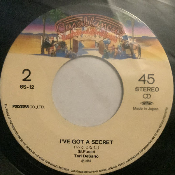 Teri Desario : Caught = 燃える心 (7", Single)