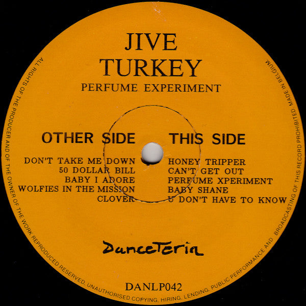 Jive Turkey : Perfume Experiment (LP, Album)