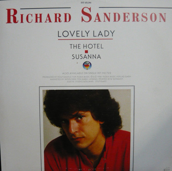 Richard Sanderson : Lovely Lady (12", Mul)