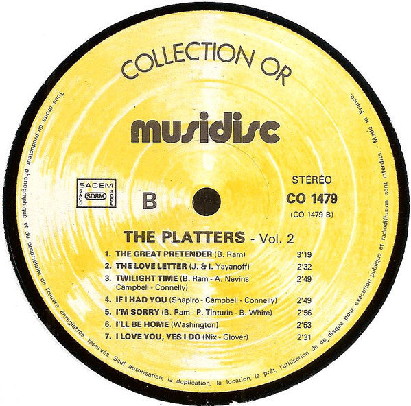 The Platters : Only You Vol.2 (LP, Comp)