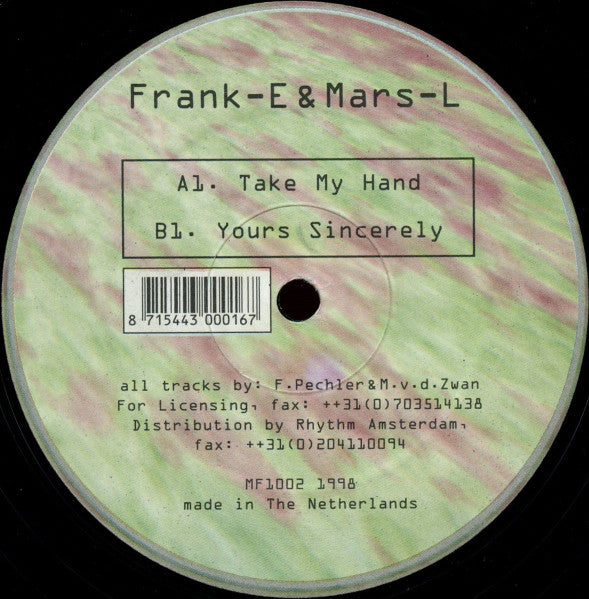 Frank-E & Mars-L : Take My Hand (12")