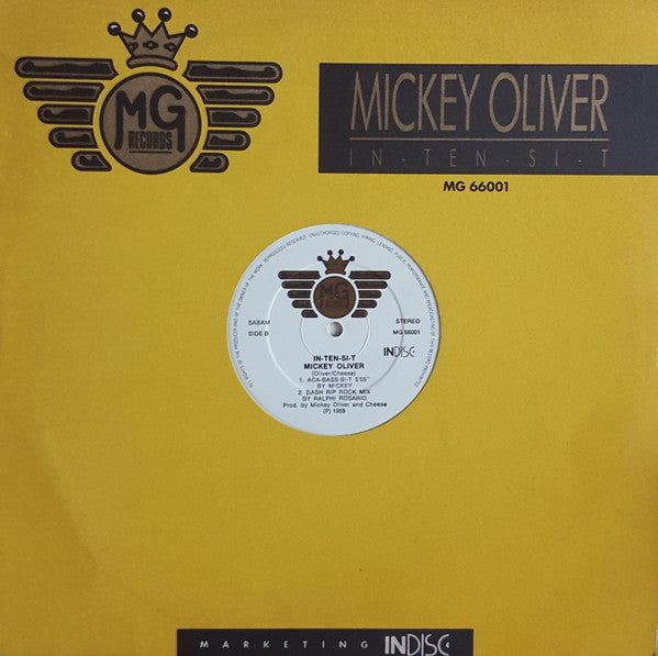 Mickey Oliver : In-Ten-Si-T (12", Die)