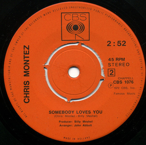 Chris Montez : Let's Dance (7", Single)