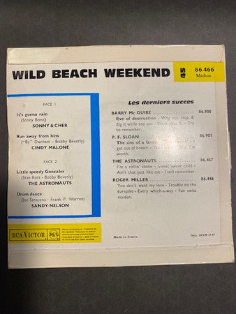 Various : Wild Beach Weekend (7", EP, Comp, Mono)