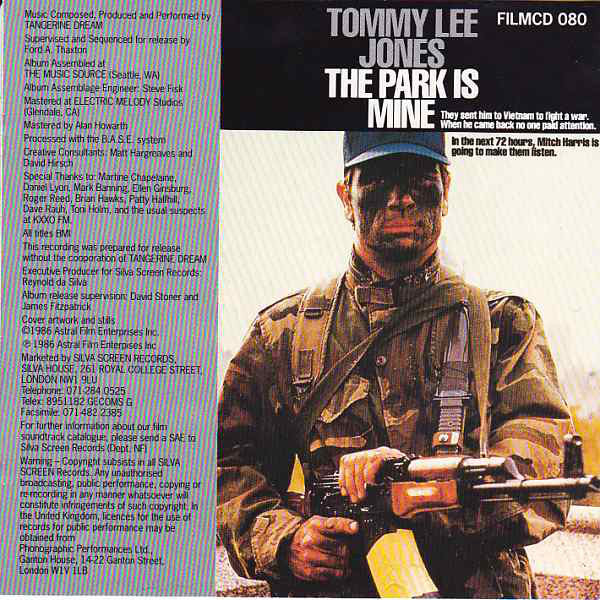 Tangerine Dream : The Park Is Mine (Original Soundtrack Recording) (CD, Album)