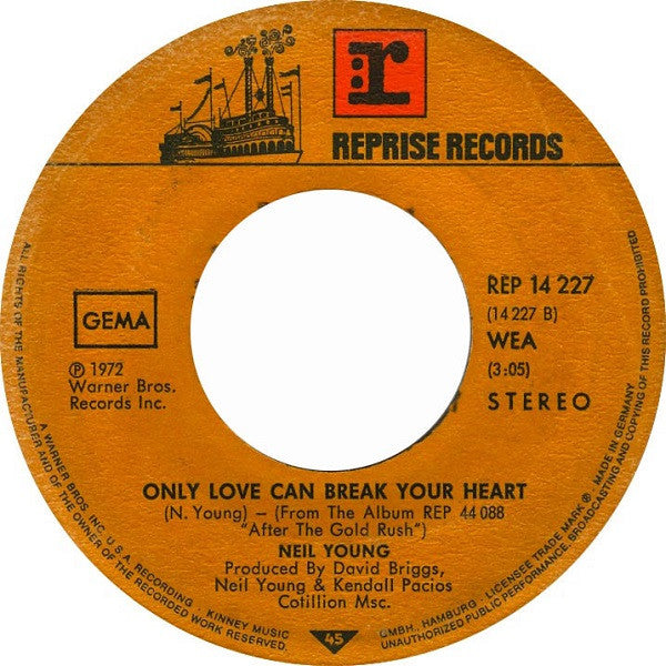 Neil Young : Cinnamon Girl (7", Single)