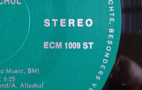 Chick Corea, David Holland*, Barry Altschul : A. R. C. (LP, Album, RE)