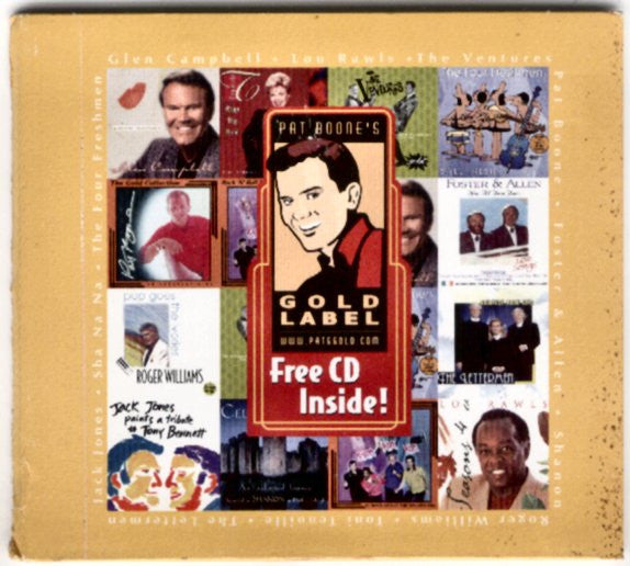 Various : Pat Boone's Gold Label CD (CD, Promo, Smplr)