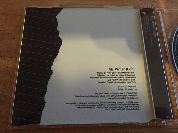 Stereophonics : Mr. Writer (CD, Single, Promo)
