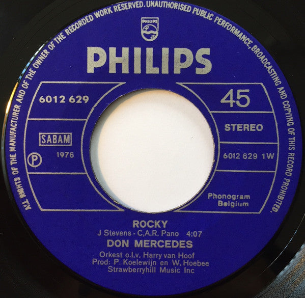 Don Mercedes : Rocky (7", Single)