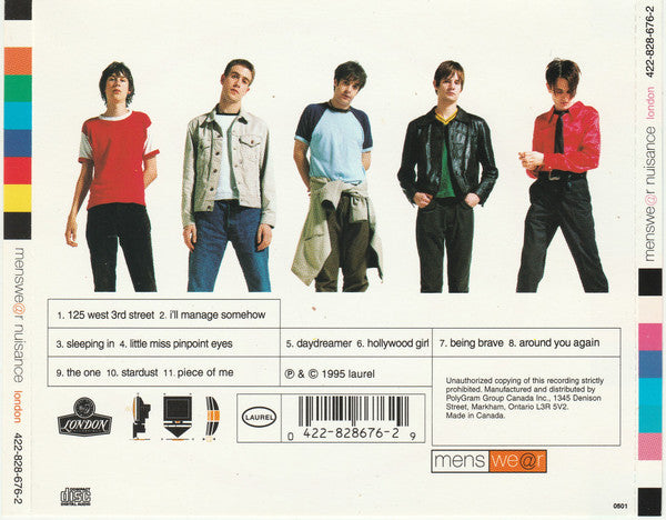 Menswear : Nuisance (CD, Album)