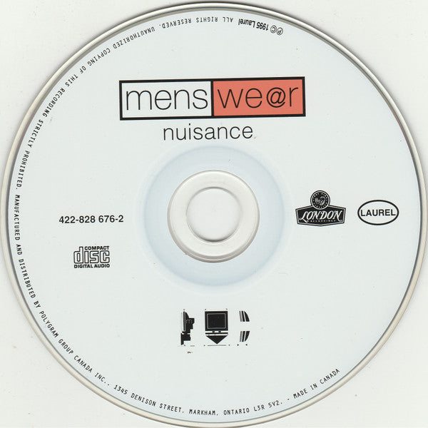 Menswear : Nuisance (CD, Album)