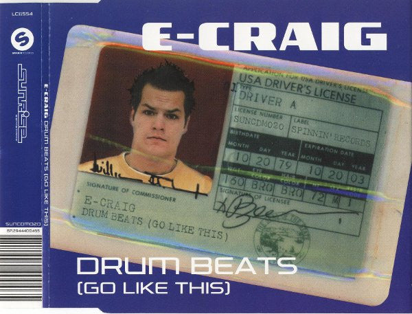 E-Craig : Drum Beats (Go Like This) (CD, Maxi, Enh)