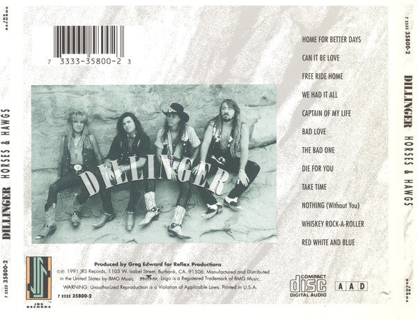 Dillinger (3) : Horses & Hawgs (CD, Album)