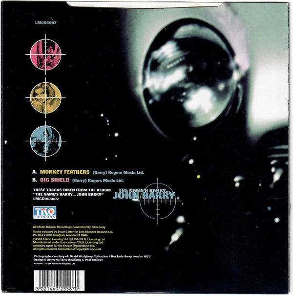 John Barry : Monkey Feathers (7", Single)