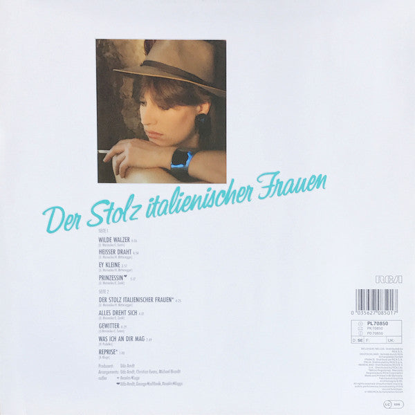 Ulla Meinecke : Der Stolz Italienischer Frauen (LP, Album)