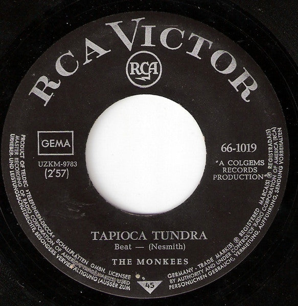 The Monkees : Valleri (7", Single)