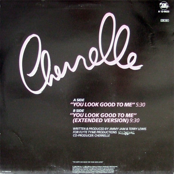 Cherrelle : You Look Good To Me (12", Maxi)
