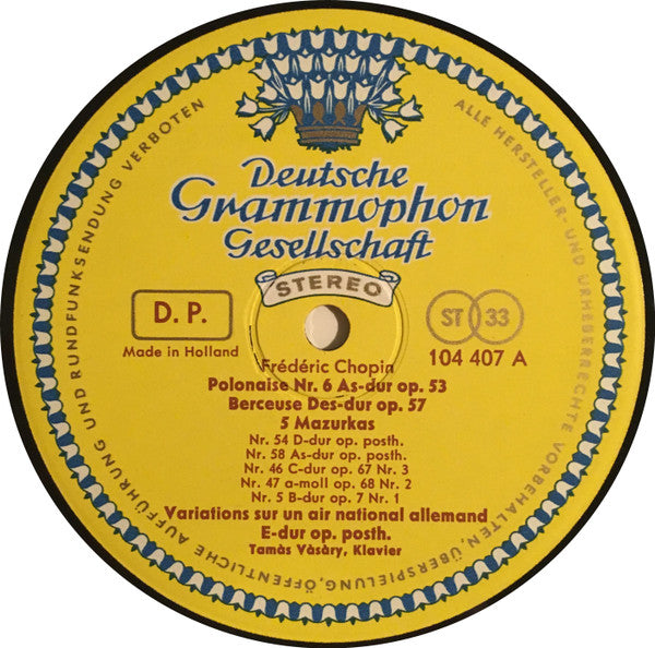 Frédéric Chopin · Franz Schubert : Meesterwerken In Miniatuur (LP, Comp)