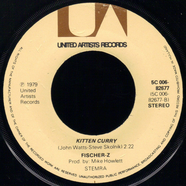 Fischer-Z : The Worker (7", Single)