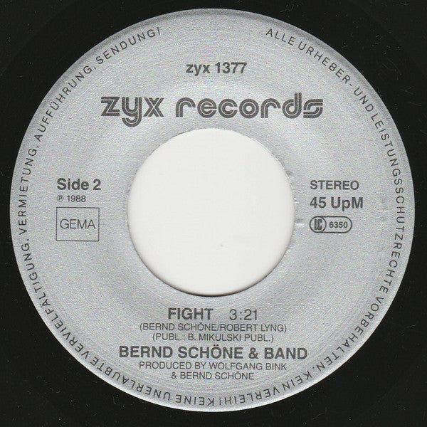 Bernd Schöne : Kämpfe (7")